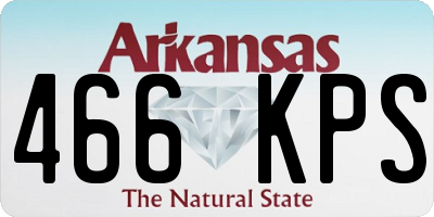 AR license plate 466KPS