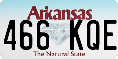 AR license plate 466KQE
