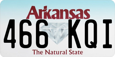 AR license plate 466KQI