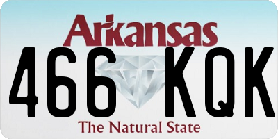 AR license plate 466KQK