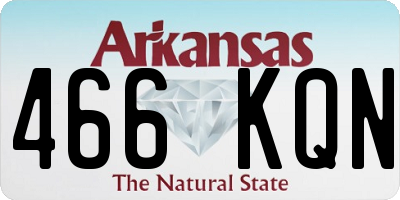 AR license plate 466KQN