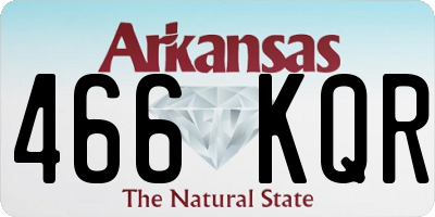 AR license plate 466KQR