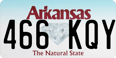 AR license plate 466KQY