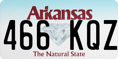 AR license plate 466KQZ