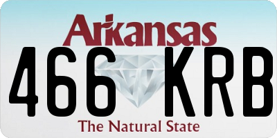 AR license plate 466KRB