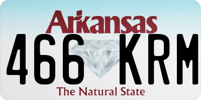 AR license plate 466KRM