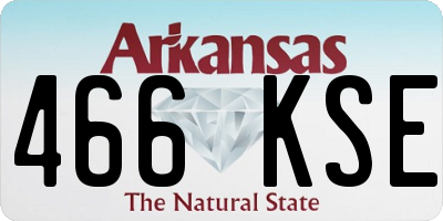 AR license plate 466KSE