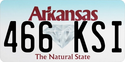 AR license plate 466KSI