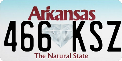 AR license plate 466KSZ