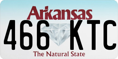 AR license plate 466KTC