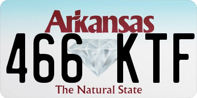 AR license plate 466KTF