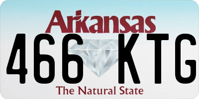 AR license plate 466KTG