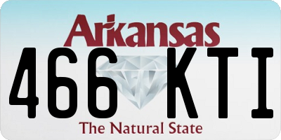 AR license plate 466KTI