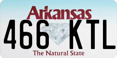 AR license plate 466KTL