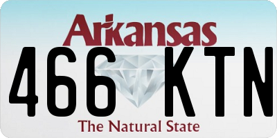 AR license plate 466KTN