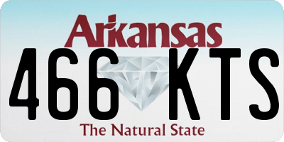 AR license plate 466KTS