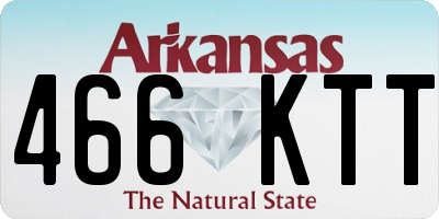 AR license plate 466KTT