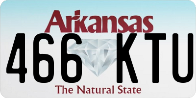 AR license plate 466KTU