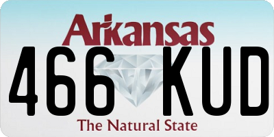 AR license plate 466KUD