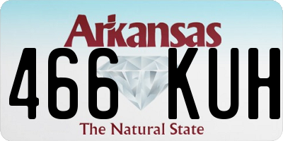AR license plate 466KUH