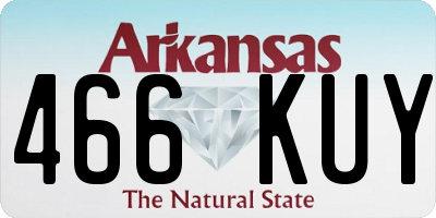 AR license plate 466KUY
