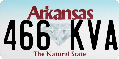 AR license plate 466KVA