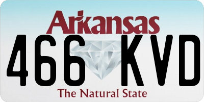 AR license plate 466KVD