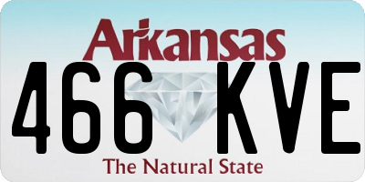 AR license plate 466KVE