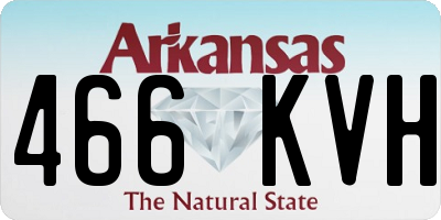 AR license plate 466KVH