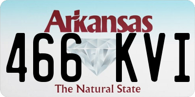 AR license plate 466KVI