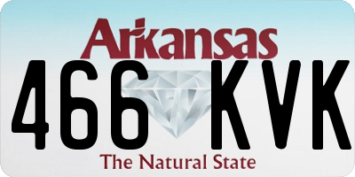 AR license plate 466KVK
