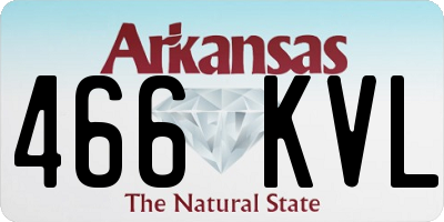 AR license plate 466KVL