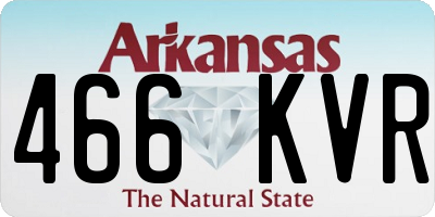 AR license plate 466KVR