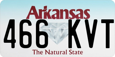 AR license plate 466KVT
