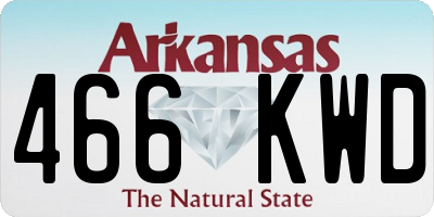 AR license plate 466KWD