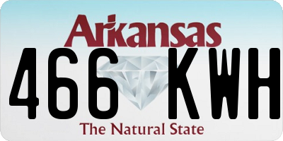 AR license plate 466KWH