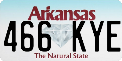 AR license plate 466KYE