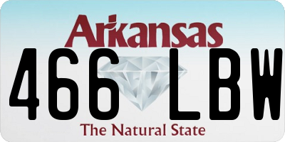 AR license plate 466LBW