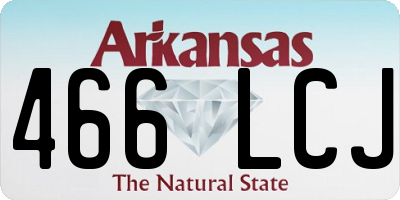 AR license plate 466LCJ