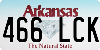 AR license plate 466LCK