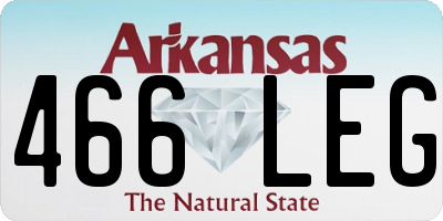 AR license plate 466LEG