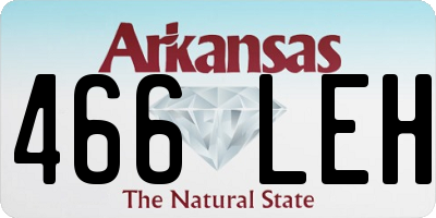 AR license plate 466LEH