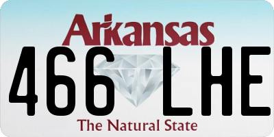 AR license plate 466LHE
