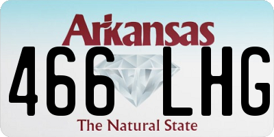 AR license plate 466LHG