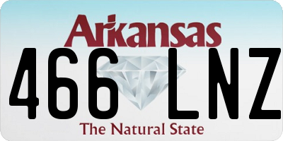 AR license plate 466LNZ