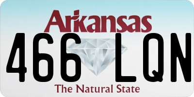 AR license plate 466LQN
