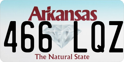 AR license plate 466LQZ