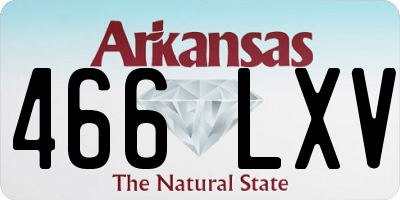 AR license plate 466LXV