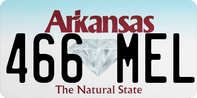 AR license plate 466MEL