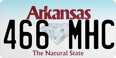 AR license plate 466MHC